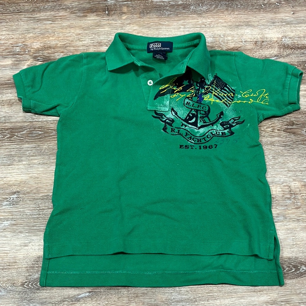 Ralph Lauren Toddler Boys graphic Polo shirt - 3T